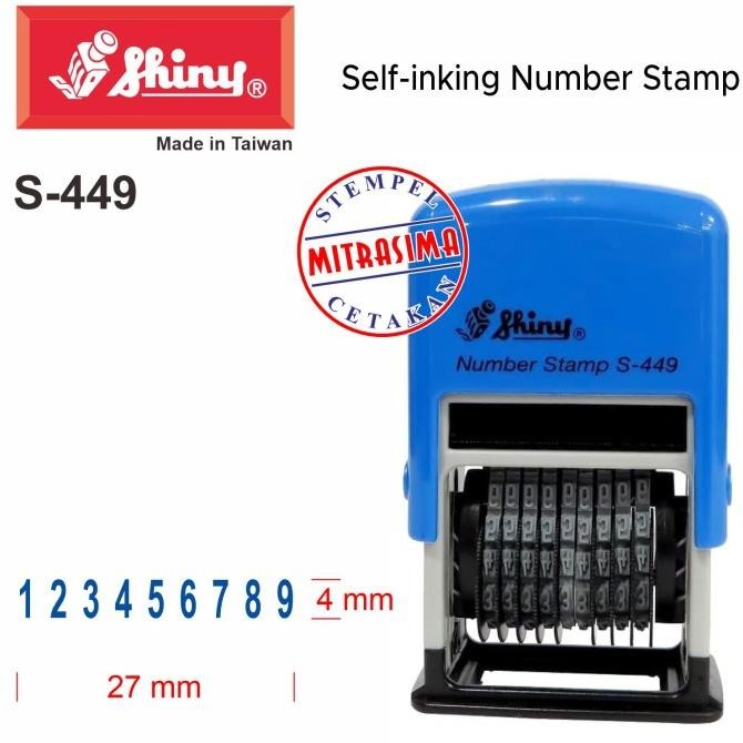 

Sale Stempel Shiny S-449 ( Stempel Nomor 9 Digit S449 Tipe S 449 )