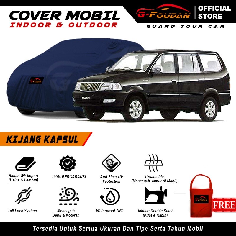 Body Cover Mobil Kijang Kapsul / Sarung Mobil Kijang LGX SSX SX LSX Krista  LX SGX / Selimut Toyota 