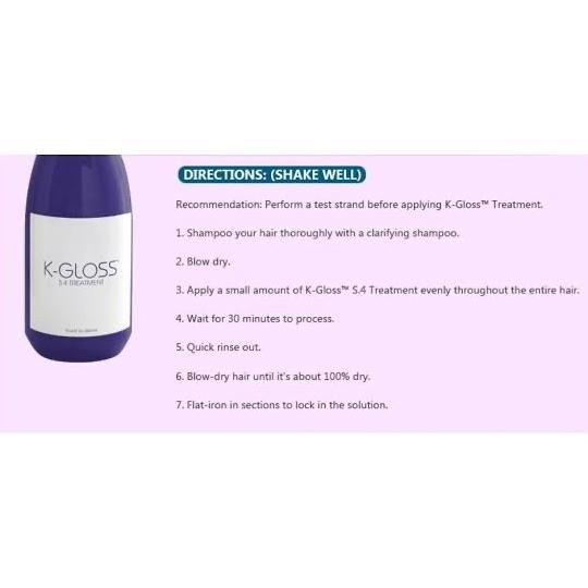 Kgloss S4 355Ml ( Keratin Treatment) K-Gloss Berkualitas