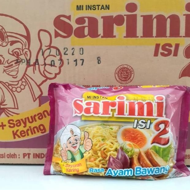 

Sarimi Isi 2 Kuah Rasa Ayam Bawang [115gr /24 pcs /1 Karton ]
