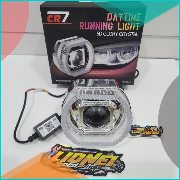 Lampu led Biled CR7 Ring angel eyes RGB APP Projector Projie Biled Cu