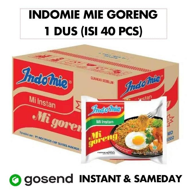 MIE INDOMIE GORENG 1 DUS 40 pcs Grosir BANDUNG