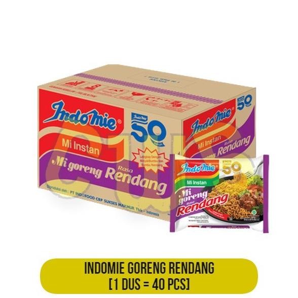 

INDOMIE Mi Goreng RENDANG Instan - 1 Dus / 40 Pcs