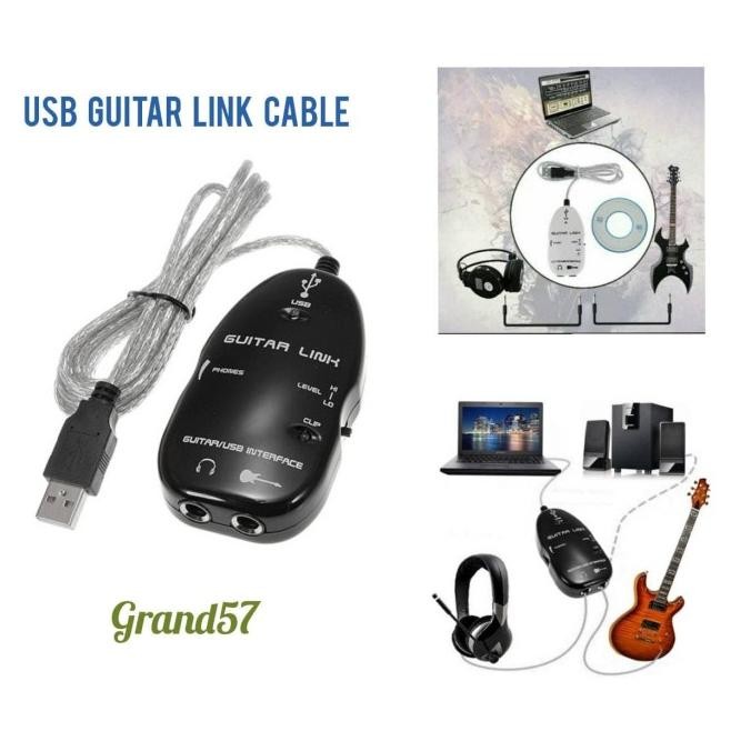 guitar usb link gitar usb link kabel interface audio OTG PC Android