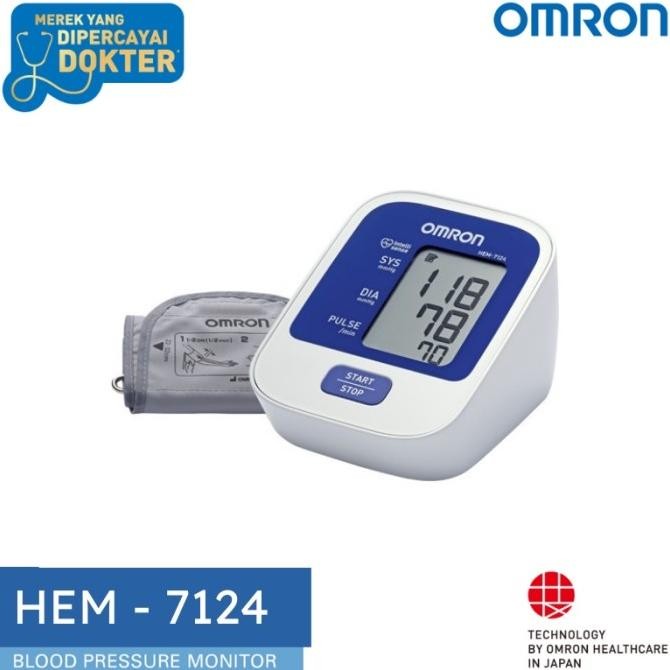 Sale Omron Blood Pressure Monitor Hem-7124 Tensimeter Digital