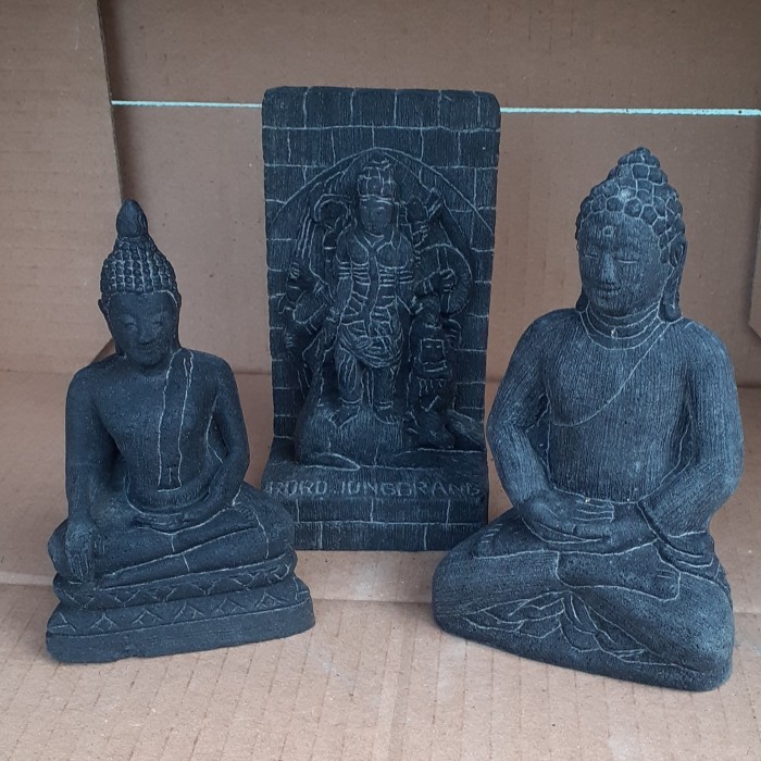 Sani - Patung Budha 11Cm Dan 12Cm Serta Patung Roro Jonggrang 15Cm Termurah