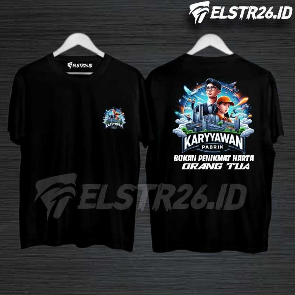 Promo Kaos Distro Karyawan Pabrik Baju Terbaru T-Shirt Pria