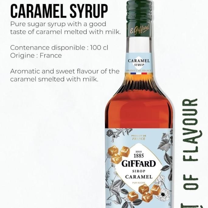 

Giffard syrup Caramel 1L | Sirup giffard caramel 1 liter