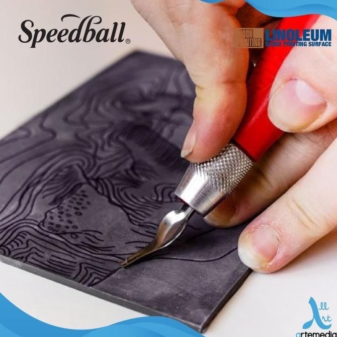 

promo! Karet Lino Cukil Speedball Linoleum Block Printing Surface Printmaking
