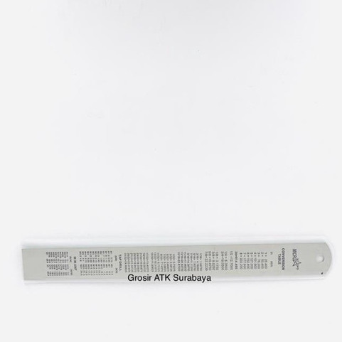 

PENGGARIS BESI 20 CM / Garisan BESI Stainless Steel 20 CM