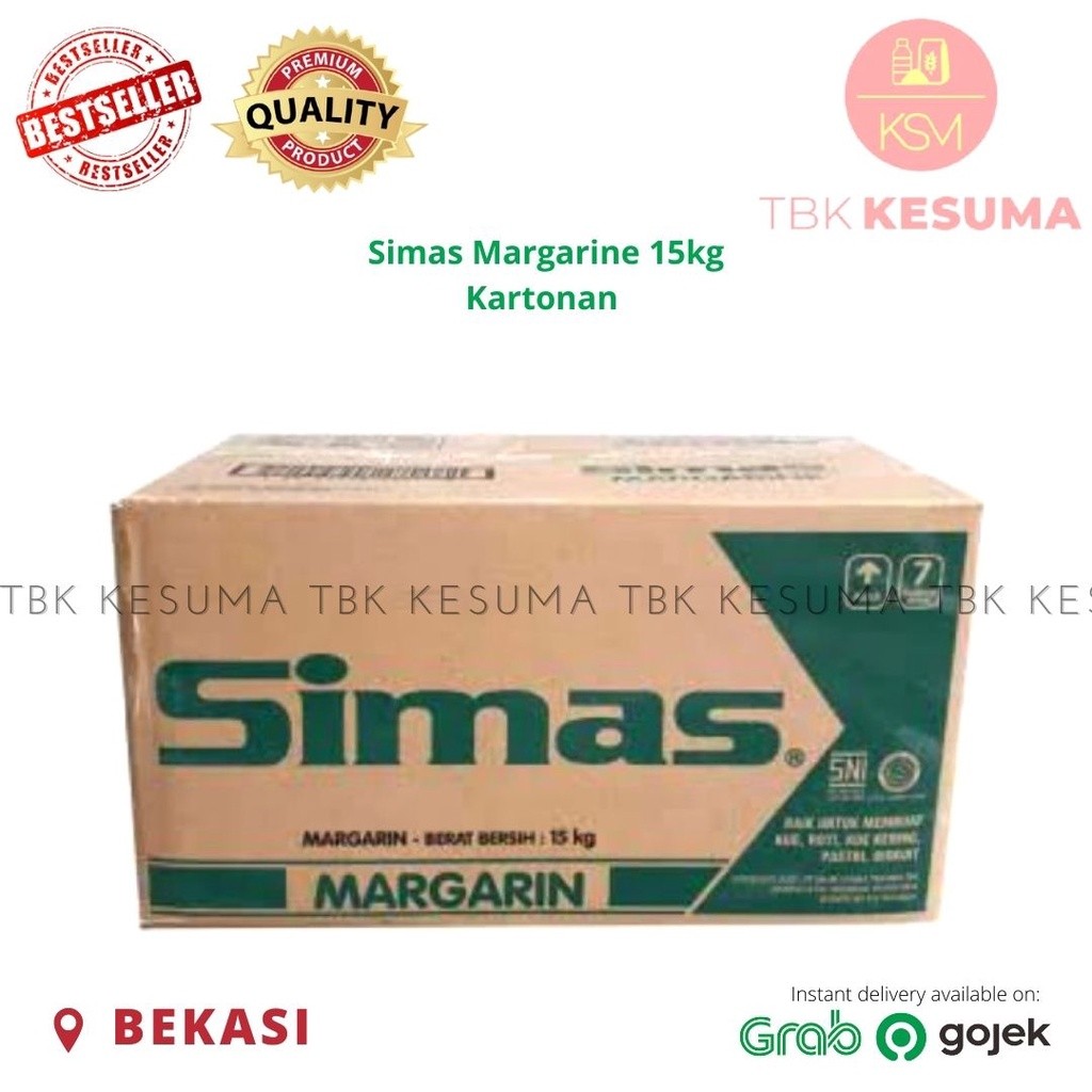 

KARTONAN! Simas margarin mentega dus 15kg