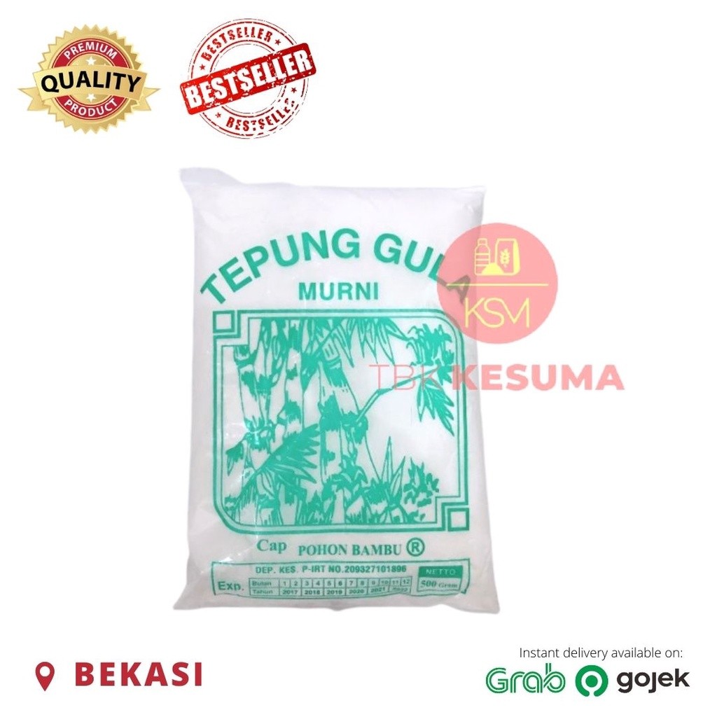 

Gula halus cap bambu tepung gula murni 500gr