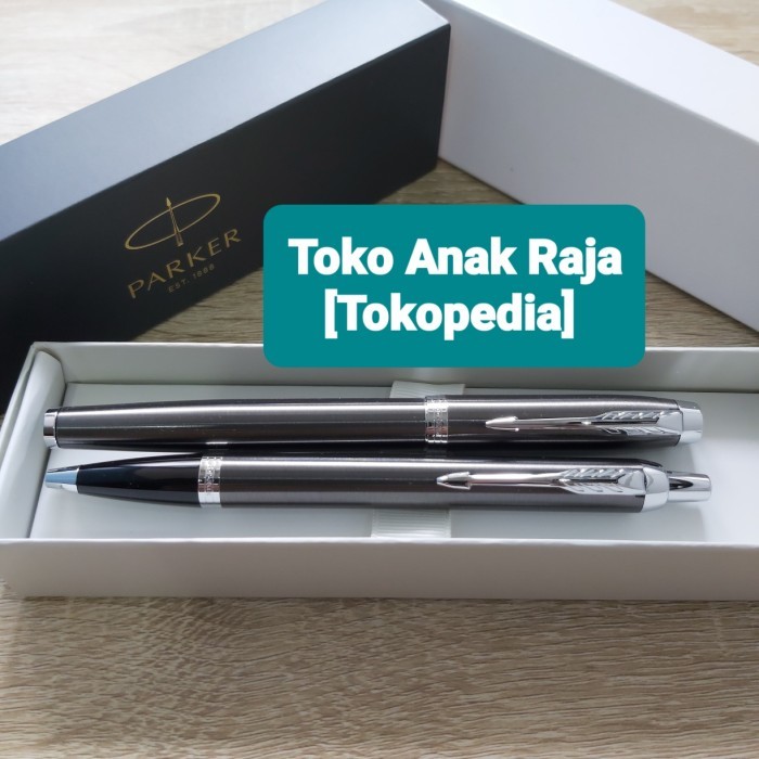 

Paket 1 Klik:1 pc Parker Im Lux Espresso CT BALLPOINT+1 pc ROLLERBALL