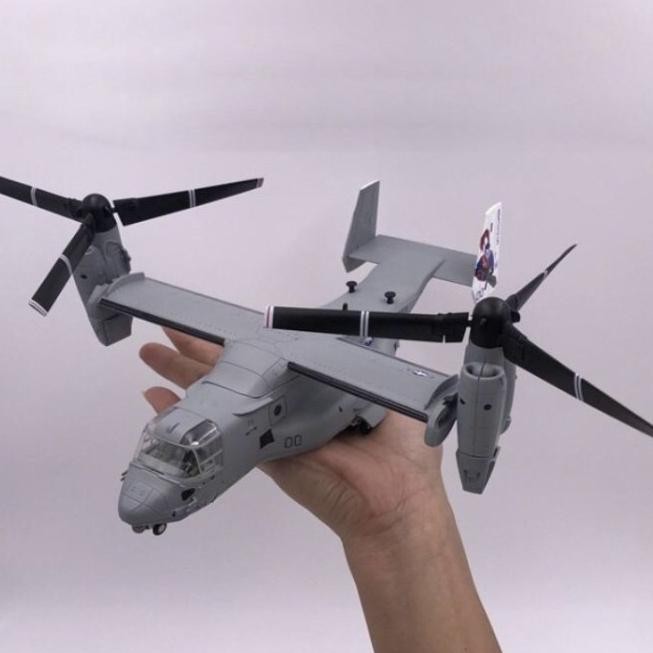 Diecast Pesawat Helikopter Bell Boeing V-22 Osprey Marines USAF 1/72