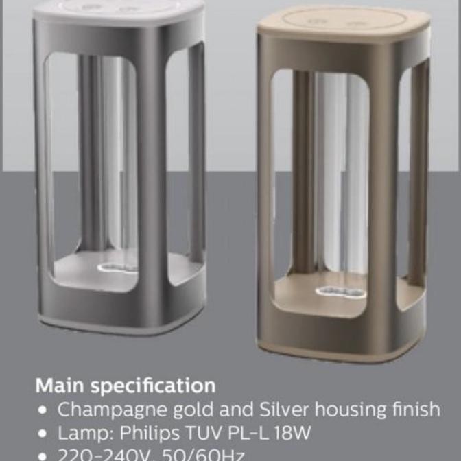 Uv-C Disinfektan Sterilizer Ultraviolet Lampu Philips With Sensor