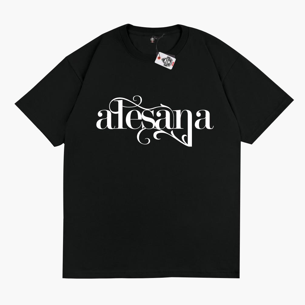 Limited Karimake T-Shirt Band Alesana Kaos Musik Rock N Roll Metal Emo Grunge Hitam Putih Lengan Pen