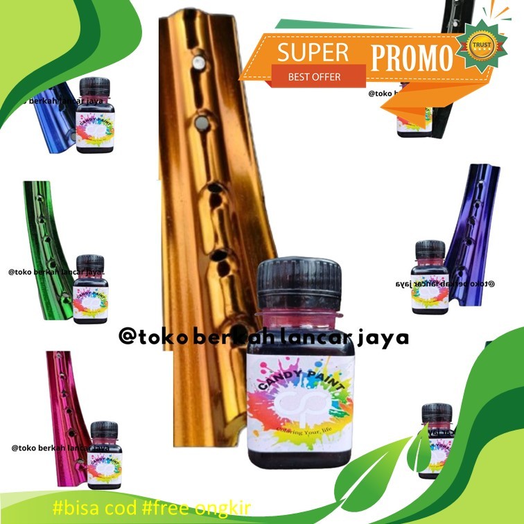 (OLES) 50 ML CANDY PAINT Cat Chrome / Cat Pelapis Velg Candy Chrome / Cat Oles Chrome Candy