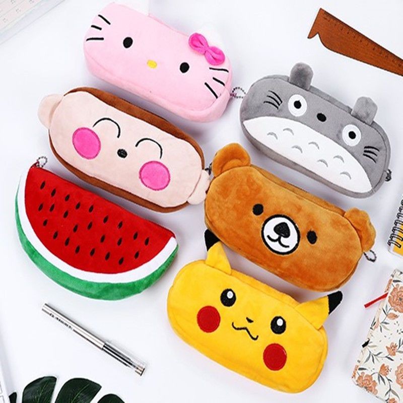 

Tas Alat Tulis Anak Motif Kartun, Tas Pensil Empuk Lucu, Kotak Alat Tulis Anak-anak