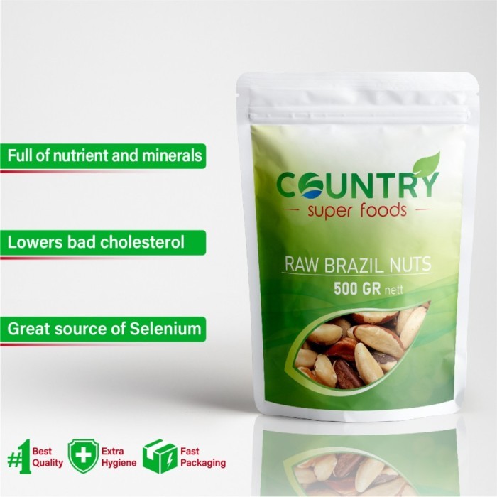 

Brazil Nut Raw - 500 gr - Kacang Brazil Mentah