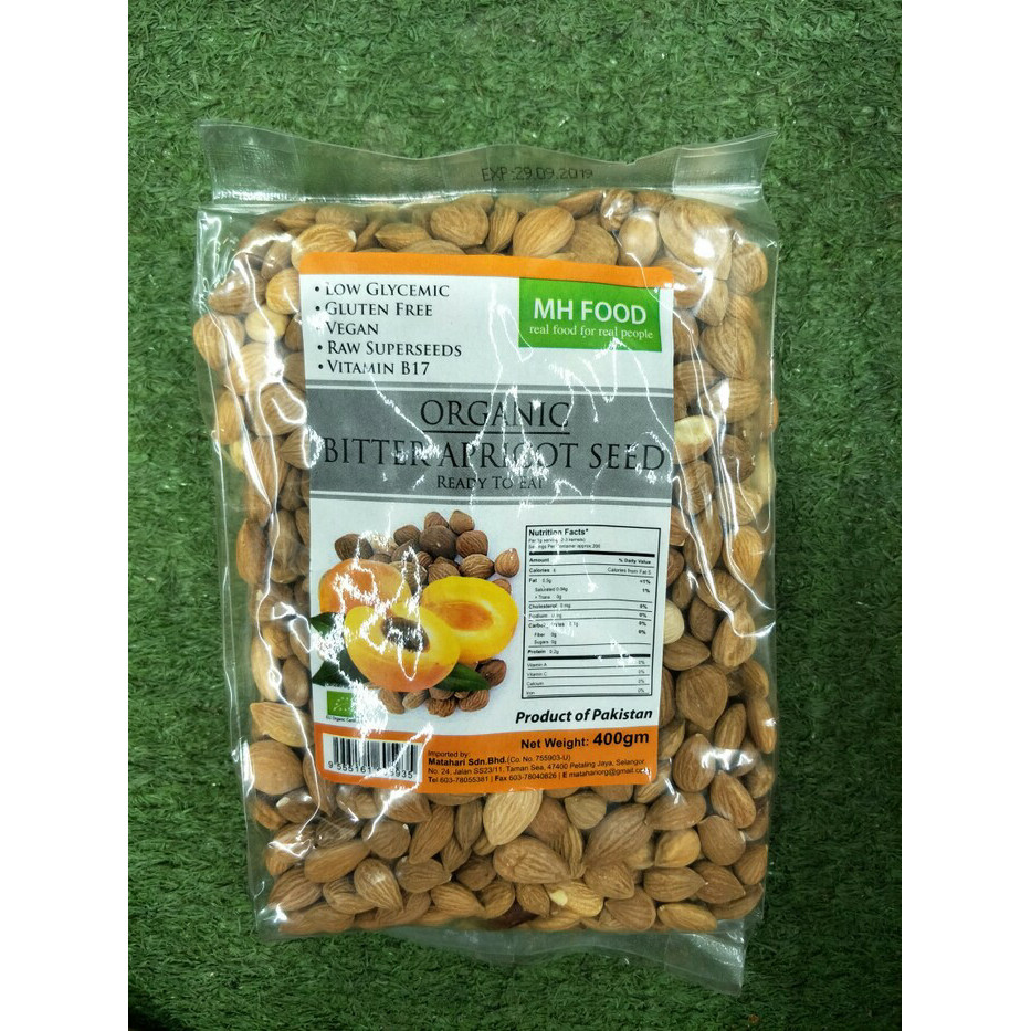 MH Food Organic bitter apricot seed 500 gr