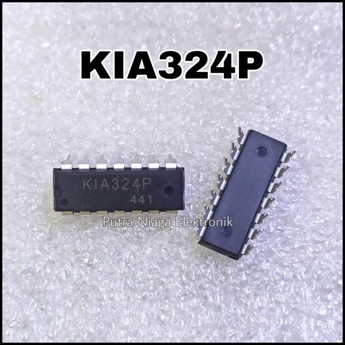 Baru ic LM324N Dip 14 Pin Op Amp LM324 KIA324 putr4n