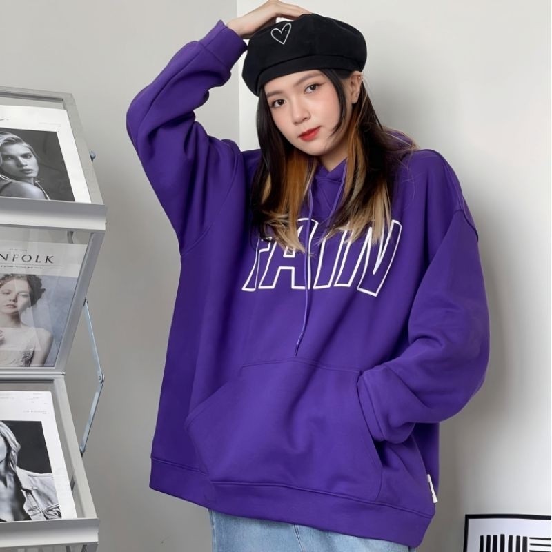 Epix Apparel Jaket Hoodie FAIN SIMPLE Logo Sablon BIG SIZE Korean Style Jacket Jumbo Pria Wanita Uni