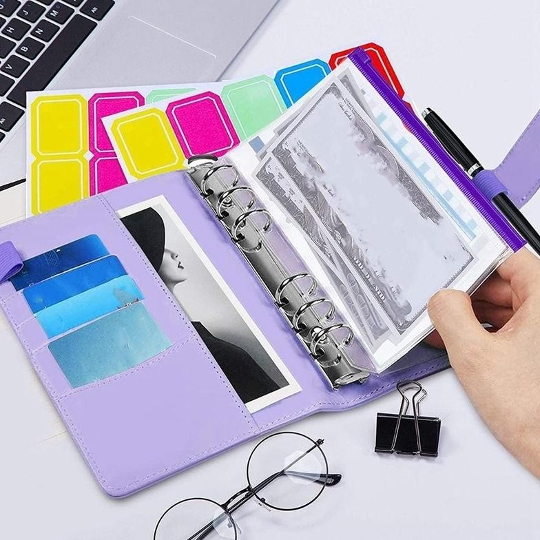 

gd-12 SET LENGKAP Hemat Murah Binder A6 - 6 Ring Budgeting Planner Nabung Value Pack Murah Sale