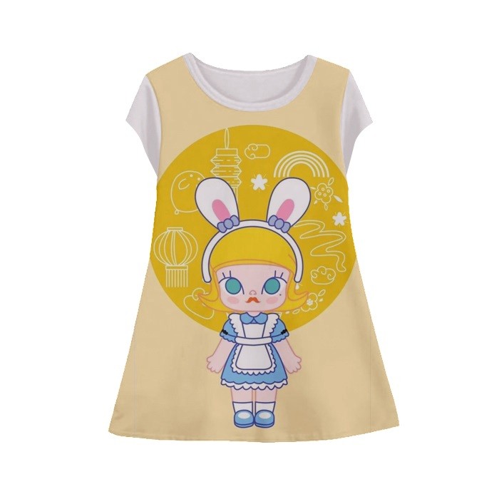 Baju Dress Anak Popmart Molly v2 Tunik Anak Wanita Molly-2 Umur 1-12 Tahun