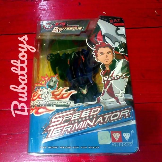 Diskon Auldey Speed Terminator Grotesque Bat Go For Speed Mini 4WD Series buba70 Kualitas Baik