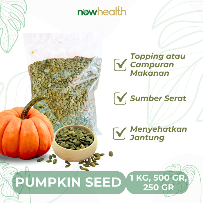 

Terlaris Organic Pumpkin Seed 500 gr Biji Labu Organik Original Healthy Food SALE