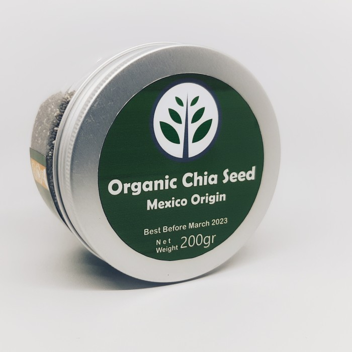

Terlaris Organic Chia Seed Premium 200gr BPOM HALAL USDA SALE