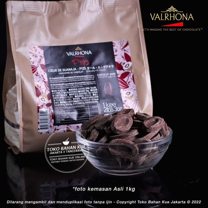 

Valrhona P125 Coeur De Guanaja 100Gr 80% Dark Chocolate Couverture