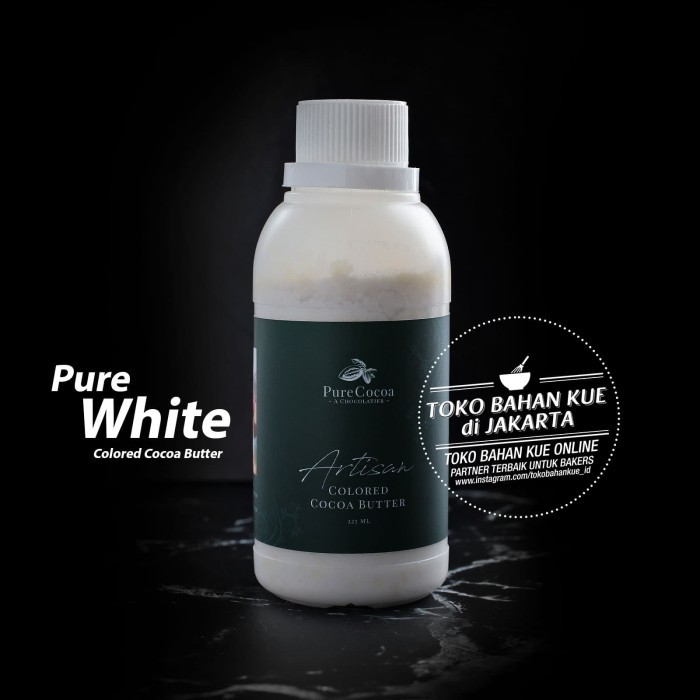 

Pure Cocoa Artisan Chocolate Coloring Cocoa Butter Pewarna Putih White