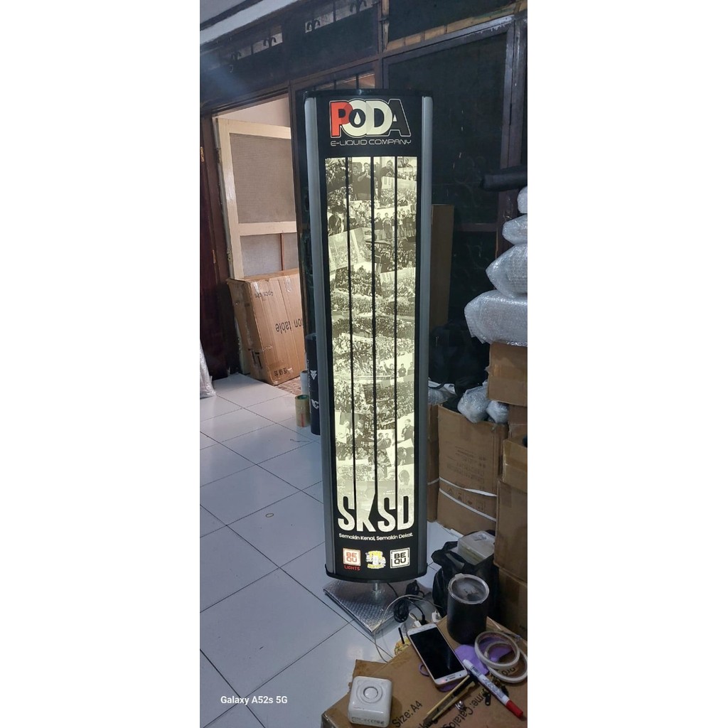( PROMO ) ROTARY LIGHT BOX / STAND LIGHT BOX / NEON BOX BERDIRI