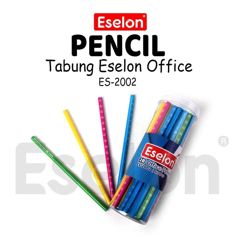

TERLARIS 50pcs Pensil Karakter Eselon / 1 Tabung Pensil 2B Karakter al-116