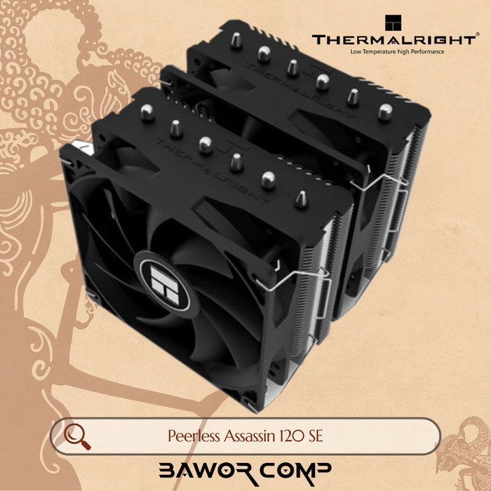 Jual Thermalright Peerless Assassin 120 Se Cpu Cooler Hsf Intel / Amd