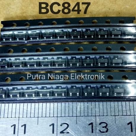 Baru (10) Transistor SMD BC847 SOT-23 NPN sot23 Code marking : 1F putr4n Ayo Order