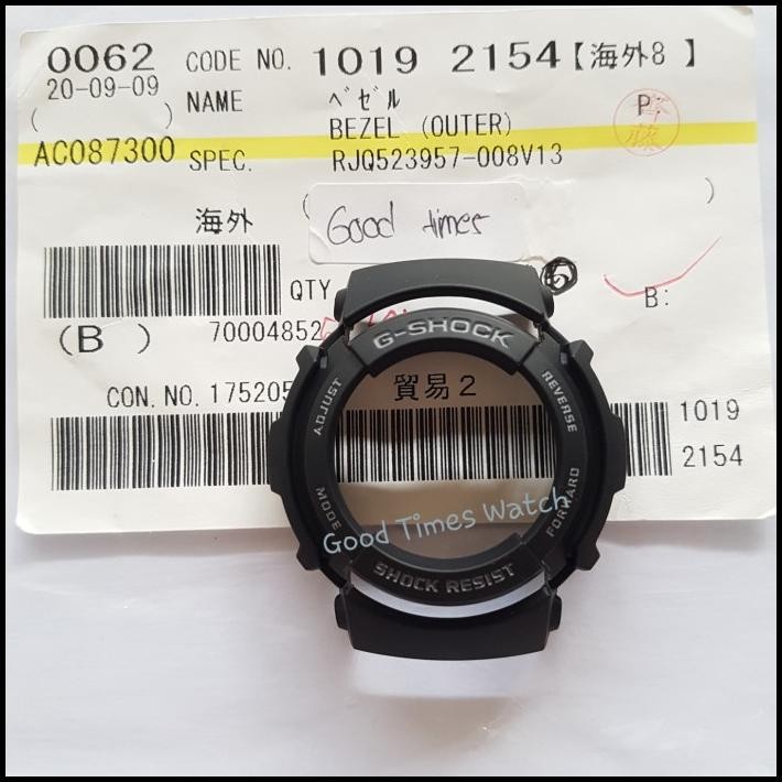 Bezel G-Shock G-301B G-313Ms G-314Rl G-315 G 300 G 301 Casio Original