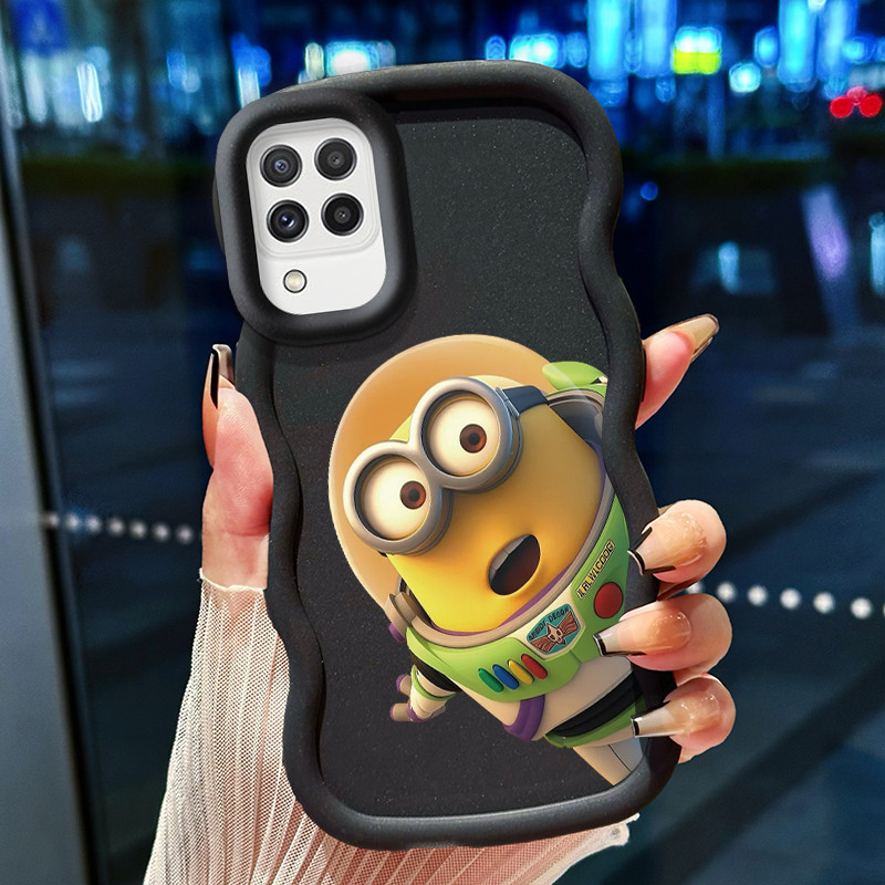 Casing Hp Untuk Samsung A22 M22 M32 Case Casing HP Kesing sarung pelindung silikon pola Minion Softc
