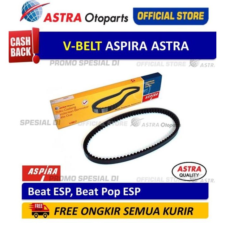 V-belt Aspira ASTRA (V-belt Only) untuk Motor Beat ESP, Beat Pop ESP