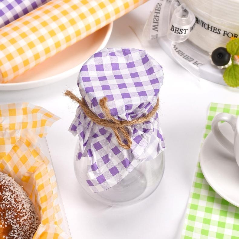 

TERMURAH 100Pcs Wax Paper Sandwich Wrapping Paper Kertas Greaseproof Kertas Penggoreng Udara et-61