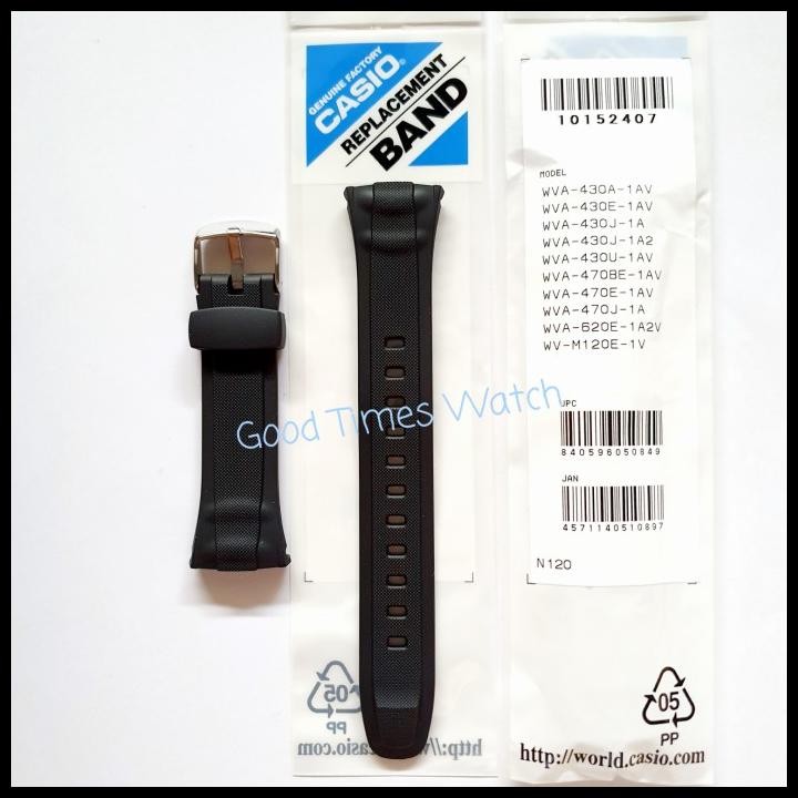 Strap Casio Wva 430 Wva 470 Wva 620 Wv M120 Casio Original