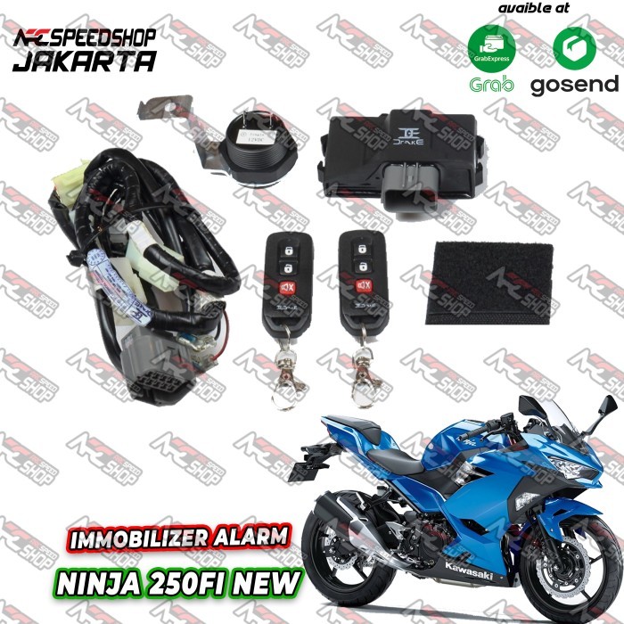 IMMOBILIZER DRAKE ALARM MOTOR KAWASAKI NEW NINJA 250FI NEW NINJA 250 FI NINJA 400