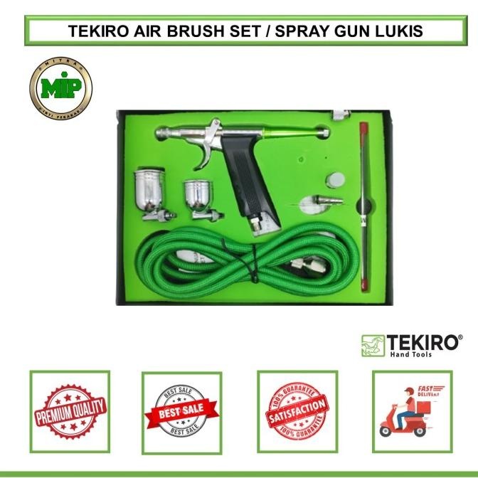 

Tekiro Airbrush Set Art Painting / Spray Gun Cat Lukis