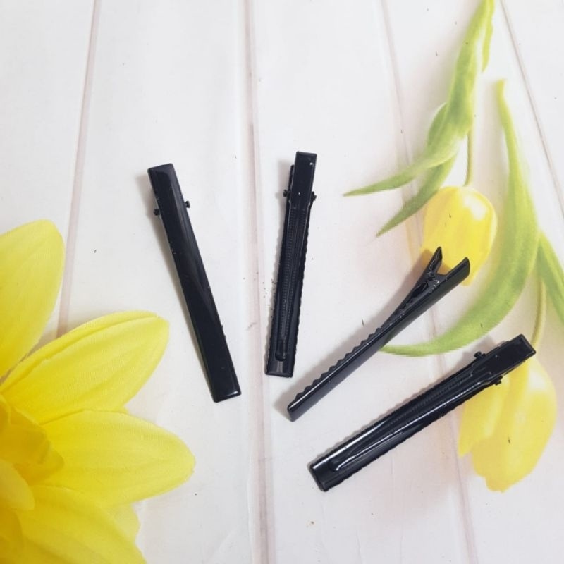

(12 pcs) JEPIT BUAYA ALLIGATOR CLIP JEPIT POLOS JEPIT BESI HITAM dan Silver JEPIT RAMBUT POLOS ANAK