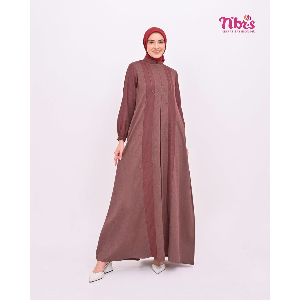 GAMIS NIBRAS RESYA 121 / GAMIS NIBRAS TERLARIS 2024 / GAMIS NIBRAS TERBARU 2024 / DRESS NIBRAS TERMU