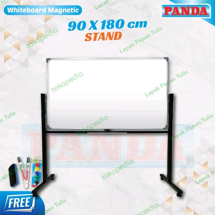 

HOT SALE! Whiteboard Standing 90x180cm / Whiteboard Singleface Magnetic Panda