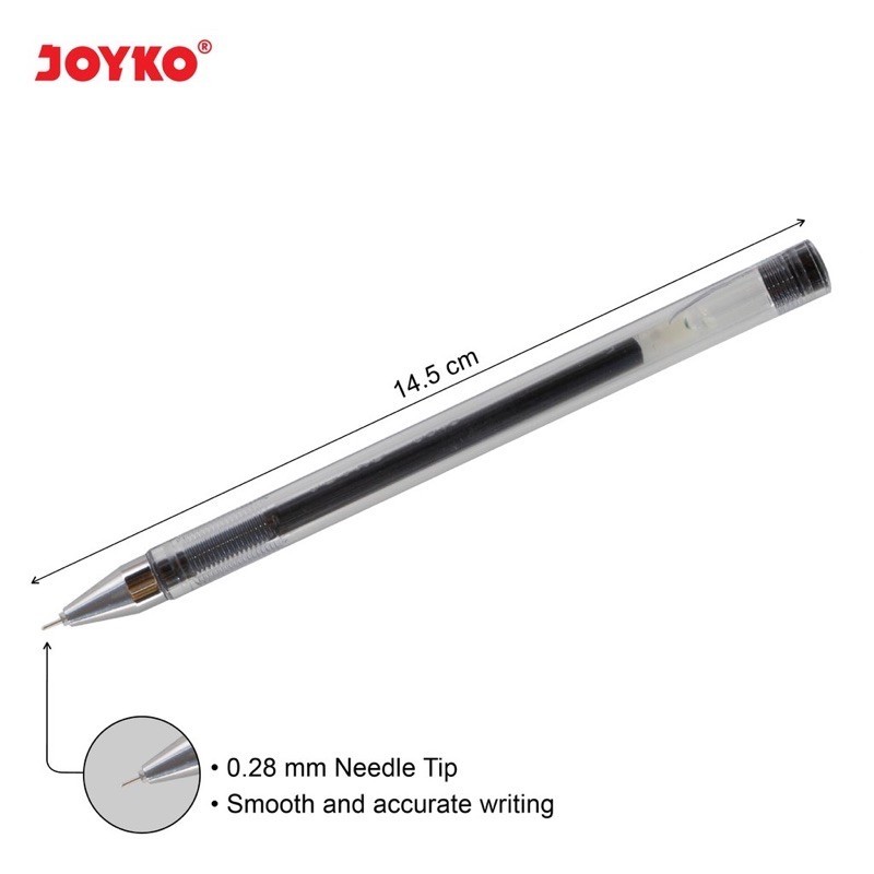 

(1pcs) Pulpen/Gel Pen Hi-Tech Pulpen Joyko GP-266 iTech 2 0.28 mm untuk nulis kitab