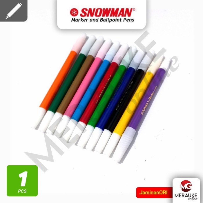 

Spidol SNOWMAN Pencil Marker Kecil (Satuan)