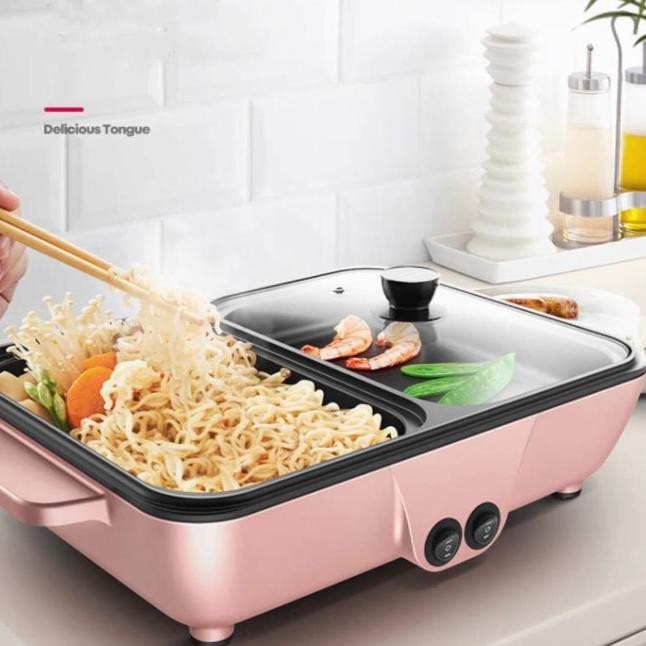 Kompor Listrik Multifungsi 2In1 | Kompor Listrik Dual Use Hotpot